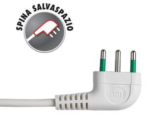 FANTON 48132-B: Barra multipresa con 12 prese, dotata di 4 prese universali e 8 prese a due poli
