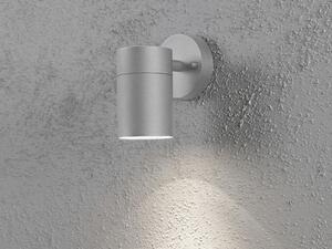 Lampada da parete per esterni a LED, illuminazione per facciate, luce per esterni 12 cm, grigio