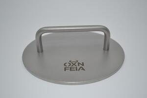OXNFEIA® Frantumatore di hamburger Frantumatore di hamburger Frantumatore di hamburger Pesatore di carne Pressa Piastra di fuoco Piastra in ghisa in acciaio inox Padella in ghisa Pressa per grigliare Hamburger Smash