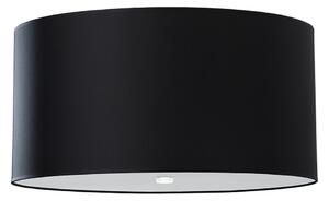 Lampadario OTTO 50 nero 5xE27 15W tessuto/vetro/acciaio 30x50x50cm Sollux Lighting