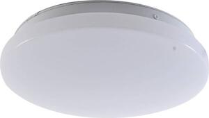 Lindby LED plafoniera per esterni Kirkola, 4000 K, Ø 26 cm, bianco