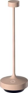 Lampada da tavolo a batteria beige touch bianco caldo LED RUBY CREAM H25 cm