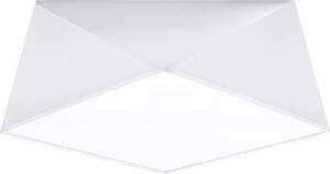Lampada da soffitto Plafoniera con paralume in tessuto bianco Camera da letto Soggiorno Illuminazione