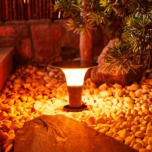 Smart LED luce solare lampada da giardino lampada solare da giardino con controllo APP Wireless 4000 mAh