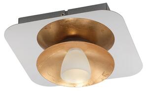 Lampada da soffitto a LED Torano cromata, dorata, bianca Eglo 97521