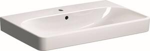 Geberit Smyle Square lavabo 500249, 75x48cm, avec trou pour robinetterie, avec trop-plein, 500.249.01.1, 500.249.01.1
