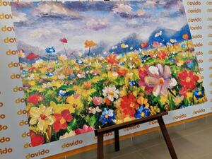 Quadri pittura a olio di fiori selvatici - 60x40