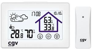 Stazione meteorologica wireless bianca Cgv 19000