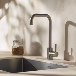 Miscelatore per lavello, acciaio inossidabile, modello PS8010-02, serie Pure.Sink