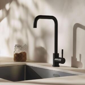 Miscelatore da cucina nero opaco, modello PS8010-10, linea Pure.Sink