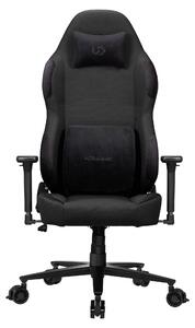 Ultradesk OVERLORD Sedia da Gaming, Tessuto Oxford, Nera