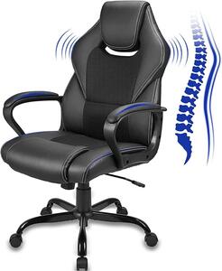 Sedia da ufficio - Sedia ergonomica - Lavorare comodamente - Schienale regolabile - Altezza: 118 cm - Colore: nero
