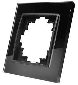 Cornice in vetro McPower "Flair", singola, nera