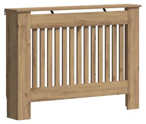 VidaXL Copriradiatore rovere Artisan 112 x 19 x 81,5 cm