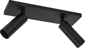 Faretto da soffitto Arcchio Brinja Slim, nero, 2 luci GU10 MR11