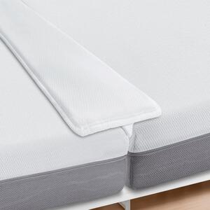 Ponte per materassi - Riempitivo per giunture - Unisce i materassi - Transizione senza soluzione di continuità - 25 x 200 cm - Bianco