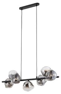Lampada a sospensione nero filo metallico lampada struttura telaio design paralume rotondo geometrico moderno E27 lampada a sospensione luce a sospensione lampada a sospensione