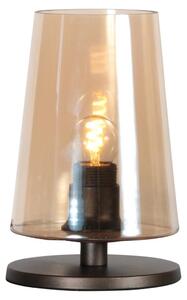 Lampada da tavolo - marrone - Ancilla - vetro metallo - Ø 15cm - E27 - 3103CA - Steinhauer