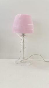 Lady lampada da tavolo in acrilico rosa