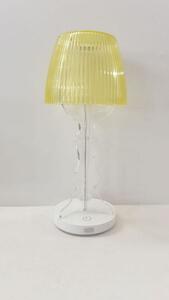 Minilady lampada in acrilico giallo a batteria