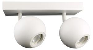 ENOVALITE GLOBE plafoniera, attacco GU10, IP20, Ø10cm, 2 fiamme, bianco