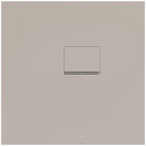 Villeroy & Boch Squaro Infinity Receveurs de douche, Quaryl, carré, installation dans le coin droit, à découper, 800x800x40mm, UDQ8080SQI1RV-AL, UDQ8080SQI1RV-AL