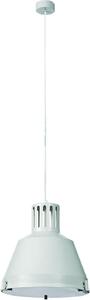 Lampada a sospensione bianca Ø 33 cm E27 design industriale lampada a sospensione regolabile cucina sala da pranzo lampada a sospensione