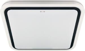 Lampada da soffitto a LED in metallo L: 50,5 cm Bianco nero quadrato bianco neutro 4100 K 3050 lm Plafoniera