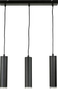 Lampada a sospensione nera a 3 luci per la sala da pranzo lampada a sospensione per il tavolo da pranzo
