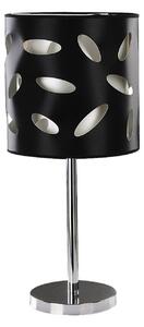 Lampada da tavolo nera alta 66,5 cm E27 Lampada da comodino