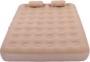 Materasso gonfiabile autogonfiante - Letto gonfiabile per ospiti - Ideale per campeggio e soggiorni - Con pompa integrata - Modello a due posti - Colore blu