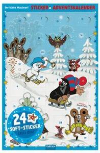 TRÖTSCH - Calendario dell'Avvento con adesivi «La talpa» | Calendario dell'Avvento con 24 simpatici adesivi morbidi | A partire dai 3 anni