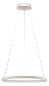 Arcchio LED a sospensione Albiona, bianco, 1 anello, Ø 60 cm
