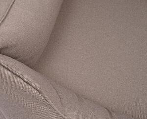 Letto ortopedico per cani Leon in velluto L beige grigio
