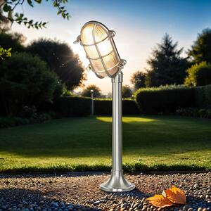 Luce di sentiero in nichel vero ottone IP54 per esterno stile marittimo luce esterna lampada da giardino sentiero terrazza