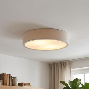 Lampada da soffitto in legno rotonda Ø37cm basso abbagliamento E27 plafoniera soggiorno camera da letto