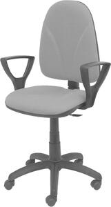 Sedia da ufficio ergonomica - Sedia da lavoro confortevole - Contatto costante - 59x57x98-112 cm - Grigia