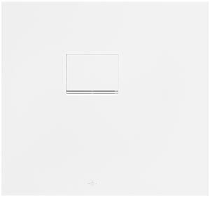 Villeroy & Boch Squaro Infinity receveurs de douche, Quaryl, rectangulaire, montage dans le coin gauche, à découper, 800x750x40mm, UDQ8075SQI2LV-RW, UDQ8075SQI2LV-RW