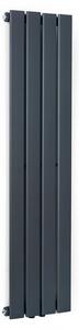 Blumfeldt Scaldasalviette Elettrico Bagno, Termoarredo Elettrico Bagno con Termostato, Radiatore ad Acqua Verticale da 380 W, Termosifone Silenzioso a Basso Consumo, Termosifone a Parete Efficiente