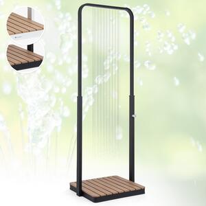 Blumfeldt Doccia da Giardino, Doccia Esterna Giardino con Soffione Doccia Regolabile, Doccia da Giardino Esterno e Piscina con Corpo in Alluminio, Impermeabile, Resistente al Gelo e ai Raggi UV