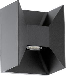 Lampada da esterno a parete LED antracite IP44 3000 K 360 lm alluminio moderna luce a parete cortile esterno patio