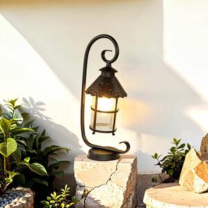 Luce per vialetto da esterno Rustico antipioggia alto 54 cm nero decorativo E27 lampada da esterno giardino terrazzo ingresso
