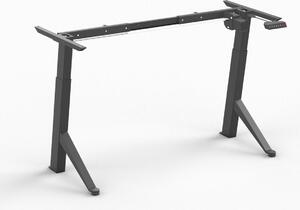 Telaio regolabile per scrivania da seduta elettrica - Struttura regolabile per scrivania - Postazione di lavoro ergonomica - Display con memoria - Altezza regolabile da 70 a 115 cm - Colore: nero