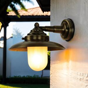 Lampada da parete per esterni IP64 E27 in ottone massiccio luce da parete per esterni marittima casa giardino