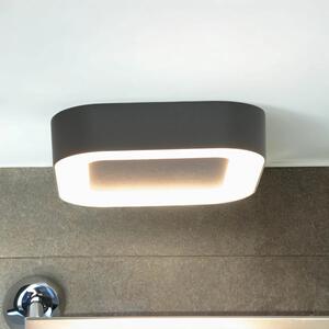 Plafoniera LED da esterno grigio scuro alluminio plastica angolare 3000K 538lm plafoniera illuminazione esterna casa