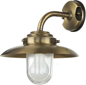 Lampada da parete per esterni IP64 E27 in vero ottone casa marittima giardino luce da parete esterna