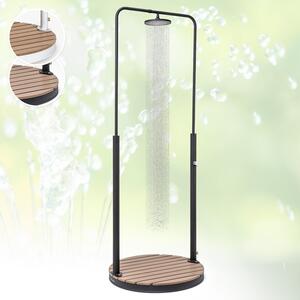 Blumfeldt Doccia da Giardino, Doccia Esterna Giardino con Soffione Doccia Regolabile, Doccia da Giardino Esterno e Piscina con Corpo in Alluminio, Impermeabile, Resistente al Gelo e ai Raggi UV