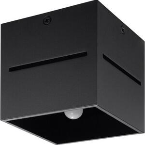 Faretto Bauhaus a plafone (in nero, altezza 10 cm) Lampada per interni Lampada per corridoio Luce a plafone Faretto a plafone Faretto a plafone Faretto a plafone