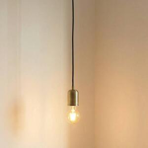 Lampada a sospensione Lindby Hattie, attacco E27, ottone, Ø 4,7 cm