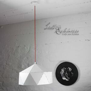 Lampada a sospensione moderna DIAMOND metallo bianco E27 Ø44cm lampada a sospensione rotonda sala da pranzo tavolo da pranzo